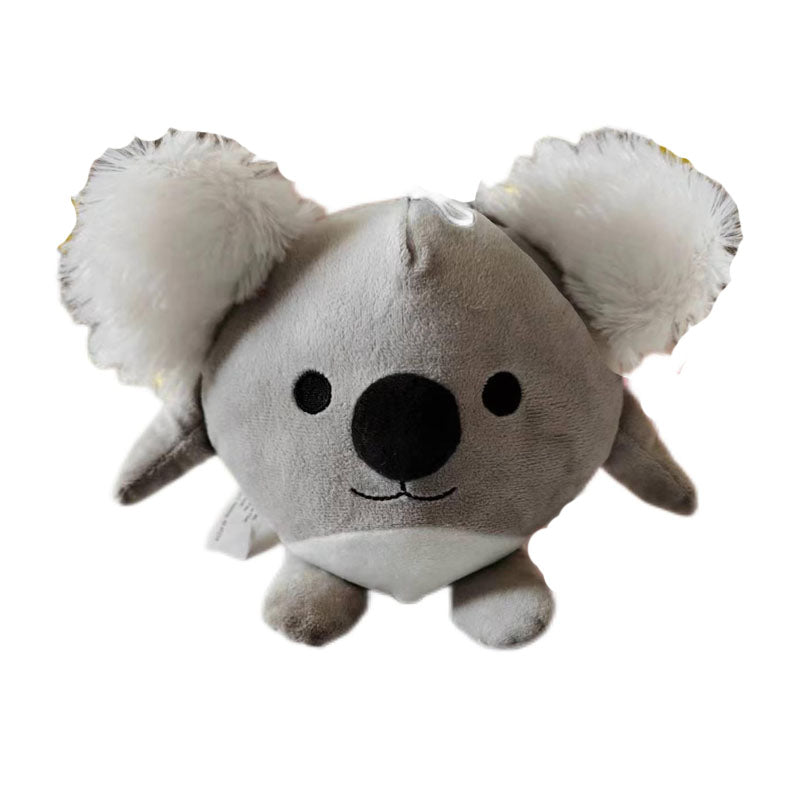 MRLA-083 Pet Plush Toy Cat Dog Puzzle Toy Cute Animals Bite Resistant Interactive Squeaky Pet Dog Teeth Cleaning Chew Toy Pet Supplies