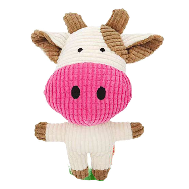 MRLA-008 Pet Plush Toy Cat Dog Puzzle Toy Cute Animals Bite Resistant Interactive Squeaky Pet Dog Teeth Cleaning Chew Toy Pet Supplies