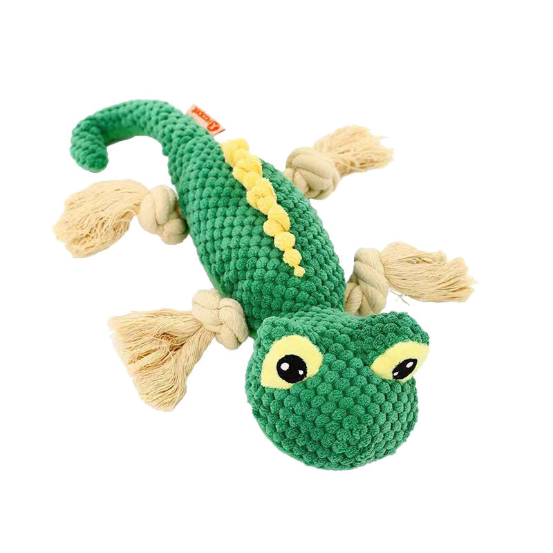 MRLA-009 Pet Plush Toy Cat Dog Puzzle Toy Cute Animals Bite Resistant Interactive Squeaky Pet Dog Teeth Cleaning Chew Toy Pet Supplies