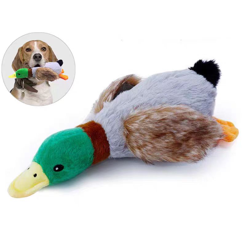 MRLA-016 Pet Plush Toy Cat Dog Puzzle Toy Cute Animals Bite Resistant Interactive Squeaky Pet Dog Teeth Cleaning Chew Toy Pet Supplies