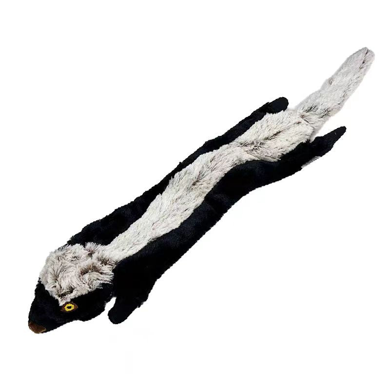 MRLA-020 Pet Plush Toy Cat Dog Puzzle Toy Cute Animals Bite Resistant Interactive Squeaky Pet Dog Teeth Cleaning Chew Toy Pet Supplies