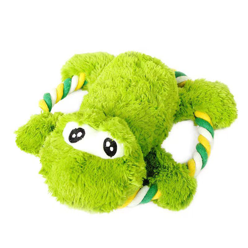 MRLA-011 Pet Plush Toy Cat Dog Puzzle Toy Cute Animals Bite Resistant Interactive Squeaky Pet Dog Teeth Cleaning Chew Toy Pet Supplies