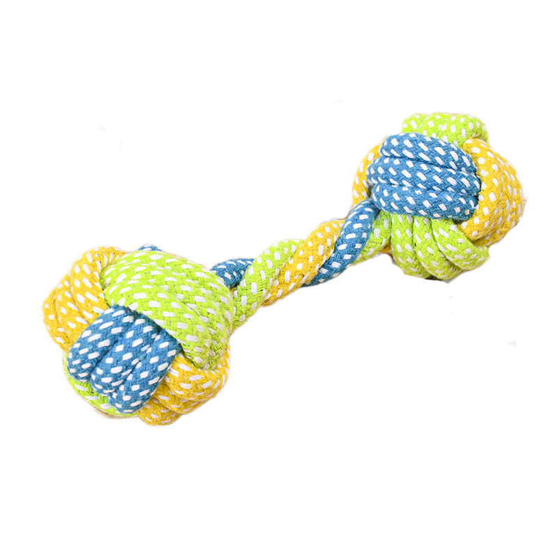 MRLS-026 The Dog Toy Knot, bears to bite the grinding tooth stick from high to relieve the boredom the divine instrument puppy puppy pet toy suppliesky Pet Dog Teeth Cleaning Chew Toy Pet Supplies