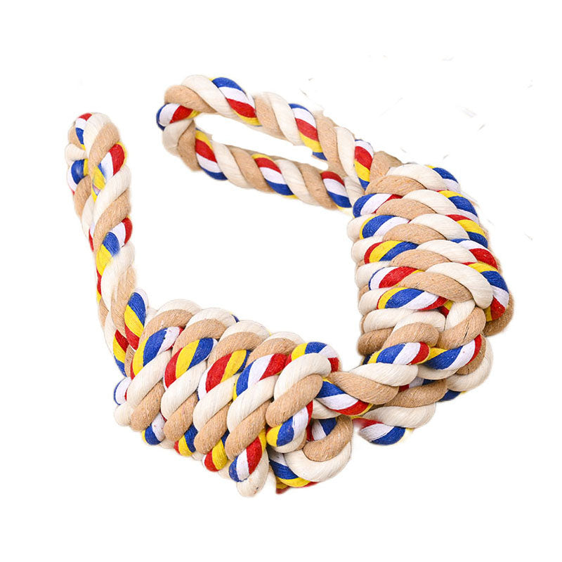 MRLS-001 The Dog Toy Knot, bears to bite the grinding tooth stick from high to relieve the boredom the divine instrument puppy puppy pet toy suppliesky Pet Dog Teeth Cleaning Chew Toy Pet Supplies