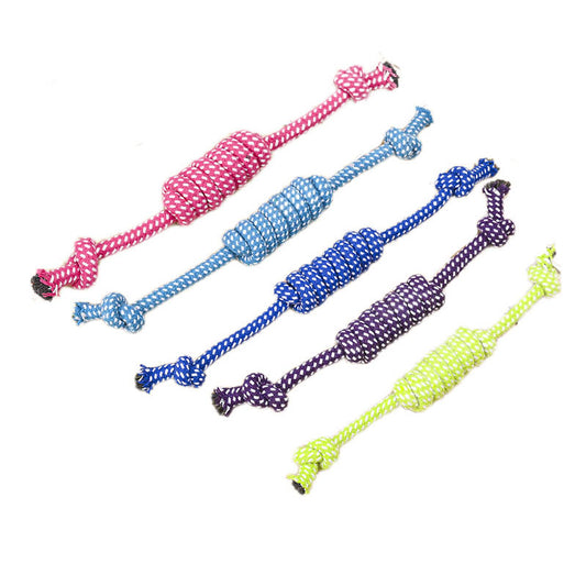 MRLS-011 The Dog Toy Knot, bears to bite the grinding tooth stick from high to relieve the boredom the divine instrument puppy puppy pet toy suppliesky Pet Dog Teeth Cleaning Chew Toy Pet Supplies