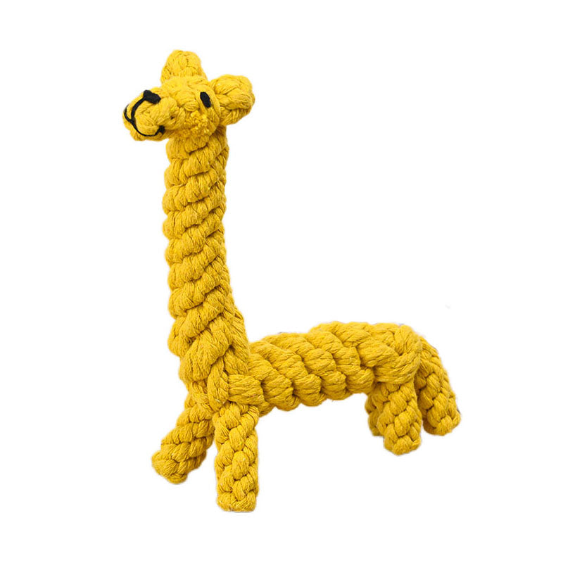 MRLS-016 The Dog Toy Knot, bears to bite the grinding tooth stick from high to relieve the boredom the divine instrument puppy puppy pet toy suppliesky Pet Dog Teeth Cleaning Chew Toy Pet Supplies