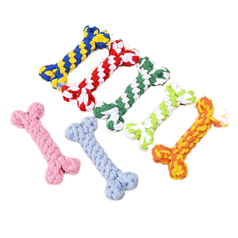 MRLS-030 The Dog Toy Knot, bears to bite the grinding tooth stick from high to relieve the boredom the divine instrument puppy puppy pet toy suppliesky Pet Dog Teeth Cleaning Chew Toy Pet Supplies